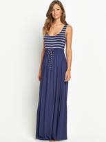 Thumbnail for your product : Resort Jersey Woven Mix Maxi Dress