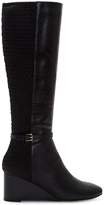Thumbnail for your product : Cole Haan Lauralyn Leather Wedge Tall Boots