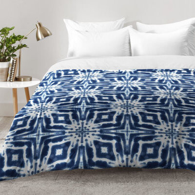 Deny Designs Jacqueline Maldonado Watercolor Shibori Indigo Comforter Set