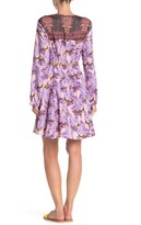 Thumbnail for your product : Aratta Floral & Tasseled Long Sleeve Shirt Dress