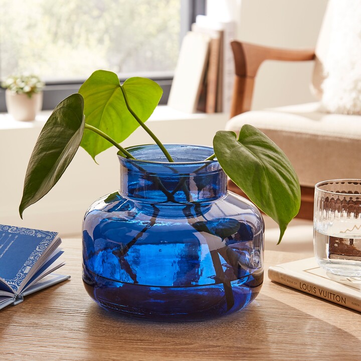 Dunelm Hurricane Aloha Vase 16cm Navy (Blue) ShopStyle