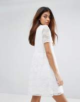 Thumbnail for your product : Only Kik High Neck Lace Skater Dress