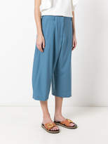 Thumbnail for your product : Aalto pleated cropped trousers