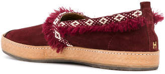 Marbella Henderson Baracco velour slippers