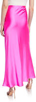 Thumbnail for your product : BERNADETTE Florence Silk Satin Bias-Cut Ankle-Length Skirt, Pink