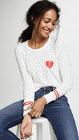 Thumbnail for your product : Chaser Red Heart Long Sleeve Tee