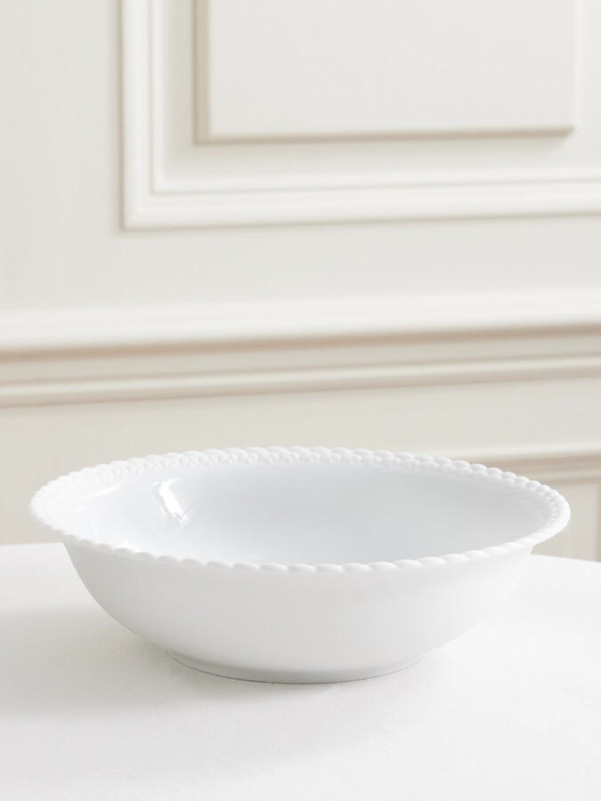 Christofle - Babylone Porcelain Dish - White