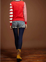 Thumbnail for your product : Choies Red Stripes Cardigans With Long Sleeve