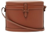 Thumbnail for your product : Hunting Season The Round Trunk Leather Cross-body Bag - Tan