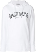 Calvin Klein logo embroidered hoodie 