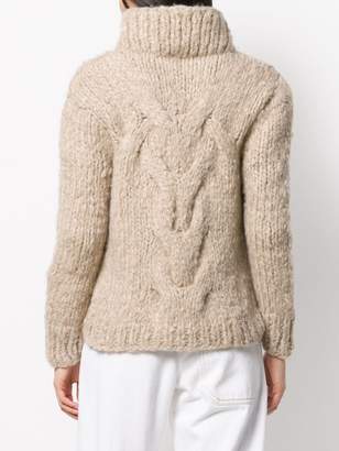 Snobby Sheep cashmere cable knit jumper