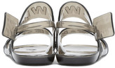 Thumbnail for your product : Off-White Black Jelly Zip-Tie Sandals