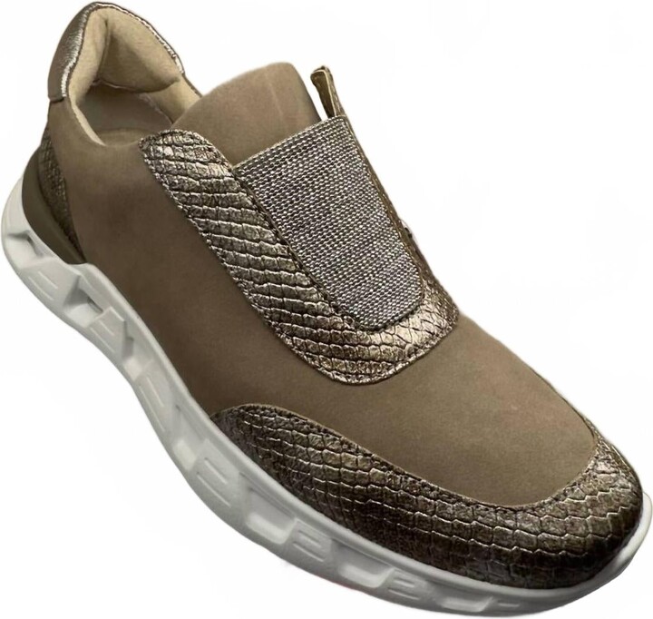 VANELi Women Alysia Slip-On Sneaker In Cinder Nabuk Combo