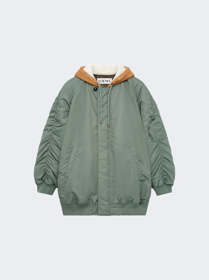Loewe Hooded Bomber Jacket