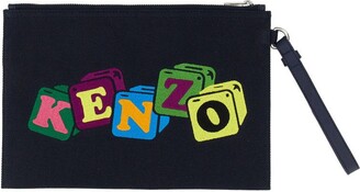 Kenzo Clutch With Embroidery