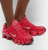 Thumbnail for your product : Nike Shox TL Mesh and Rubber Sneakers - Men - Red