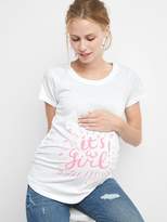 Thumbnail for your product : Gap Maternity graphic short sleeve tunic tee