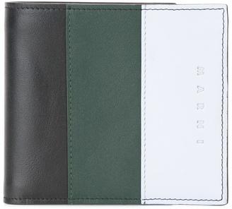 Marni colour block billfold wallet - men - Calf Leather - One Size