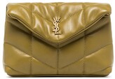 Thumbnail for your product : Saint Laurent Puffer leather clutch bag