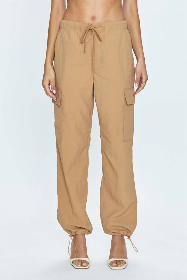 Pistola Denim Jade Touser In Camel