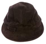 Thumbnail for your product : Eric Javits Suede Newsboy Hat