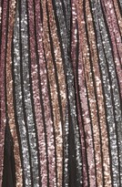 Thumbnail for your product : Marchesa Notte Sequin Stripe Long Sleeve Cocktail Dress