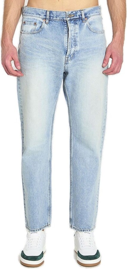 Saint Laurent Loose-Fit Mid-Rise Jeans