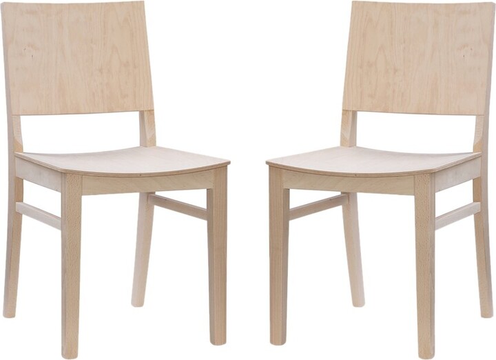 Linon Furniture Linon Set Of 2 Devin Unfinished Side Chairs ShopStyle