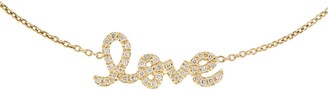 Sydney Evan 14kt Yellow Gold Diamond Love Bracelet