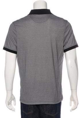 Michael Kors Geometric Print Polo Shirt