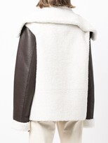 Thumbnail for your product : Unreal Fur Symbiosis faux-shearling and leather jacket