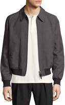 Thumbnail for your product : Tom Ford Zip-Front Wool Bomber Jacket, Gray