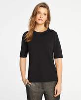 Thumbnail for your product : Ann Taylor Petite Bow Neck Tee