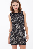 Thumbnail for your product : Forever 21 Pleated Floral Sheath Dress