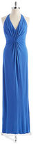 Thumbnail for your product : ABS by Allen Schwartz Halter Gown with TStrap Back