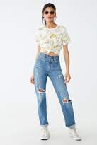 Thumbnail for your product : Forever 21 Leaf Print Boxy Tee