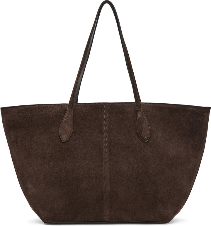 MANGO Suede Shopper Bag