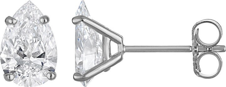 FZN 14K Gold Lab Grown Diamond Stud Earrings