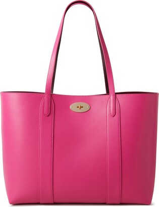 Mulberry Bayswater Tote Pink Small Classic Grain