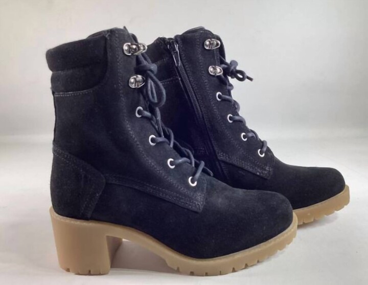 Eric Michael Women Amelia Lace Up Boots In Black
