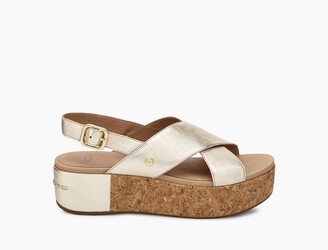 ugg shoshana metallic sandal