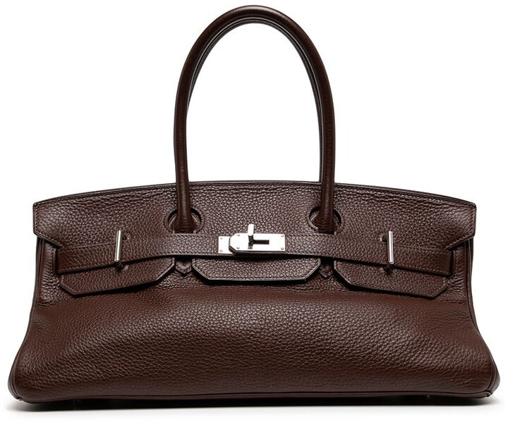 brown hermes bag
