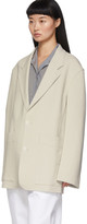 Thumbnail for your product : Studio Nicholson Taupe Conde Tailored Jacket