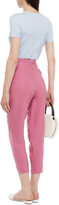 Thumbnail for your product : American Vintage Nalastate cropped Lyocell-twill tapered pants