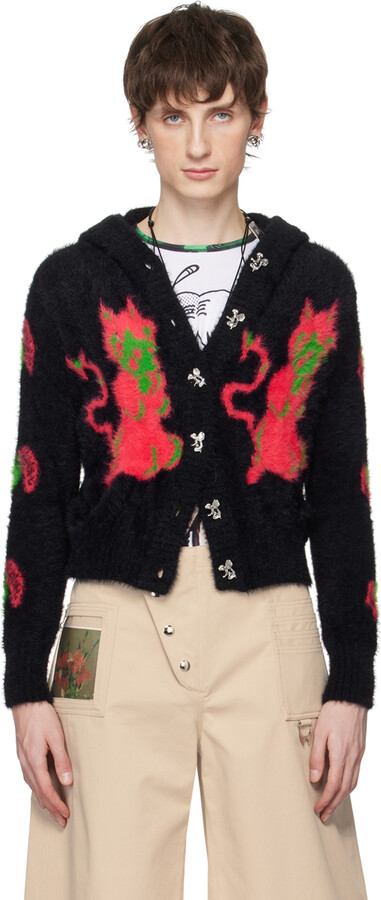 Chopova Lowena Black Little Devil Cardigan - ShopStyle 