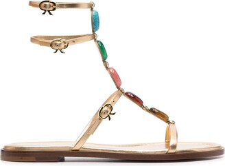 Gold Gladiator Sandals | ShopStyle