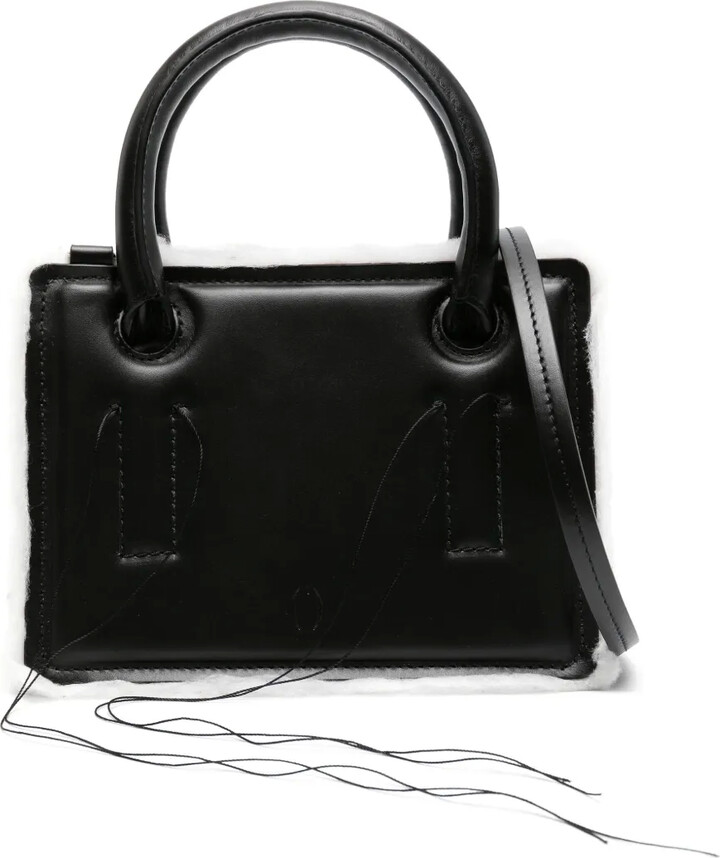 DENTRO mini Otto leather tote bag
