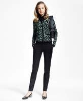 Thumbnail for your product : Brooks Brothers Floral Jacquard V-Neck Cardigan