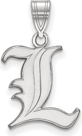 Black Bow Jewelry Co. BlackBowJewelry10kWhiteGoldLouisvilleCardinalsNCAAMediumLogoPendant
