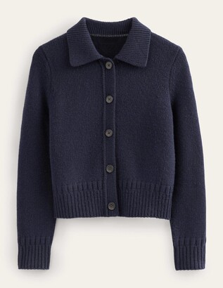 Boden Collared Cashmere Cardigan